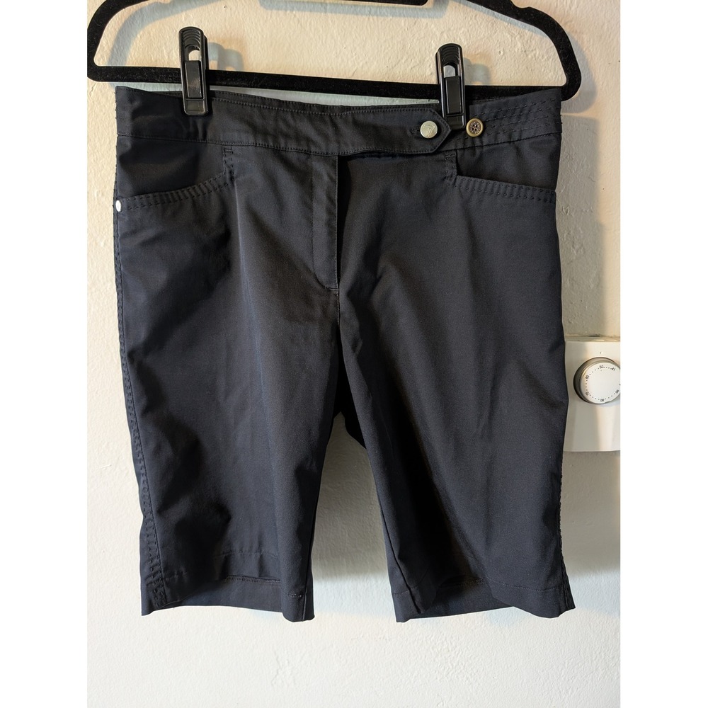 Womens Black Callaway Bermuda Golf Shorts‎ size 2